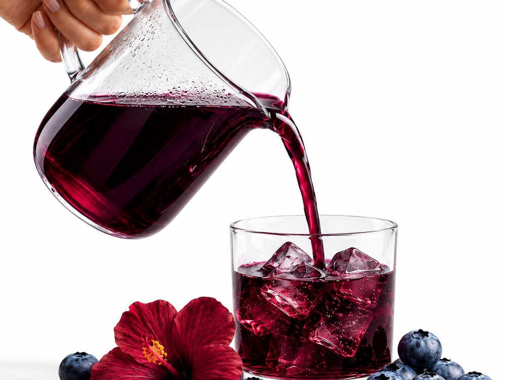 Blueberry Hibiscus Spritzer